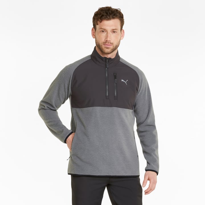 Sherpa 1/4 Zip Grau Puma