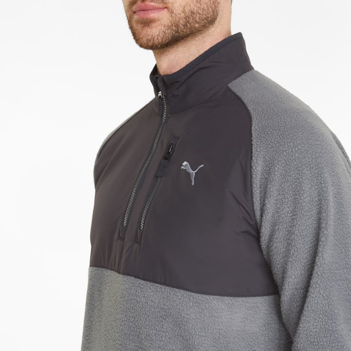 Sherpa 1/4 Zip Grau Puma