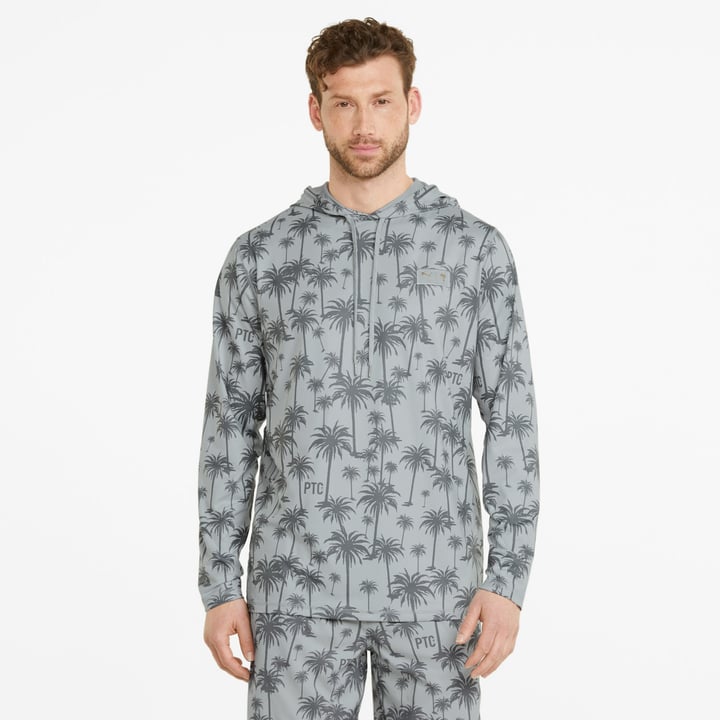 X Ptc Lightweight Palm Hoodie Grau Puma