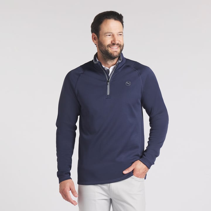 Waffle Fleece 1/4 Zip Puma Waffle Fleece 1/4 Zip Puma