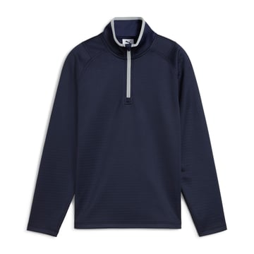 Boys Waffle Fleece 1/4 Zip Puma