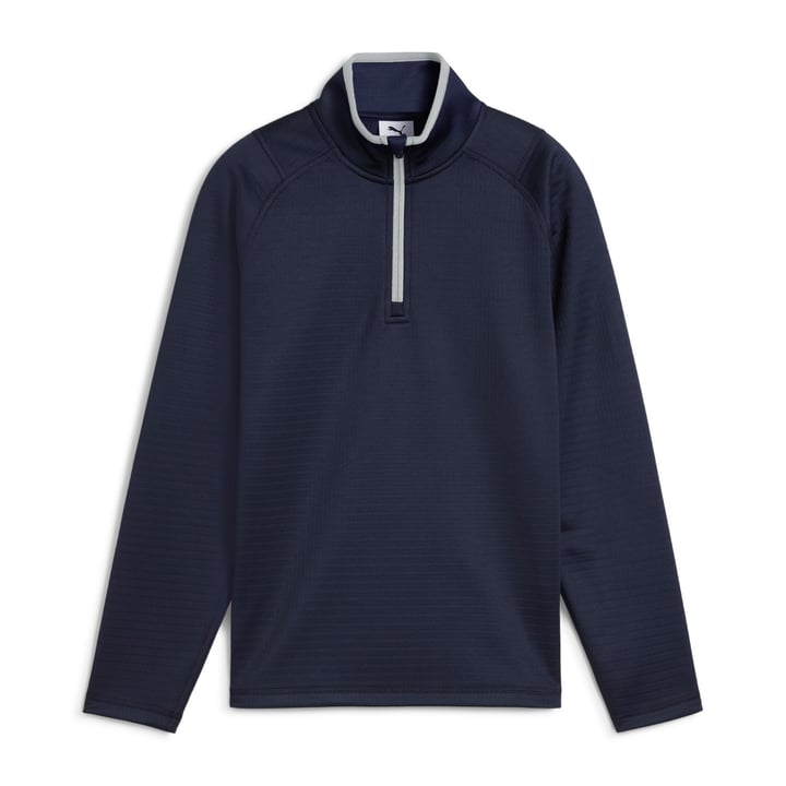 Boys Waffle Fleece 1/4 Zip Puma