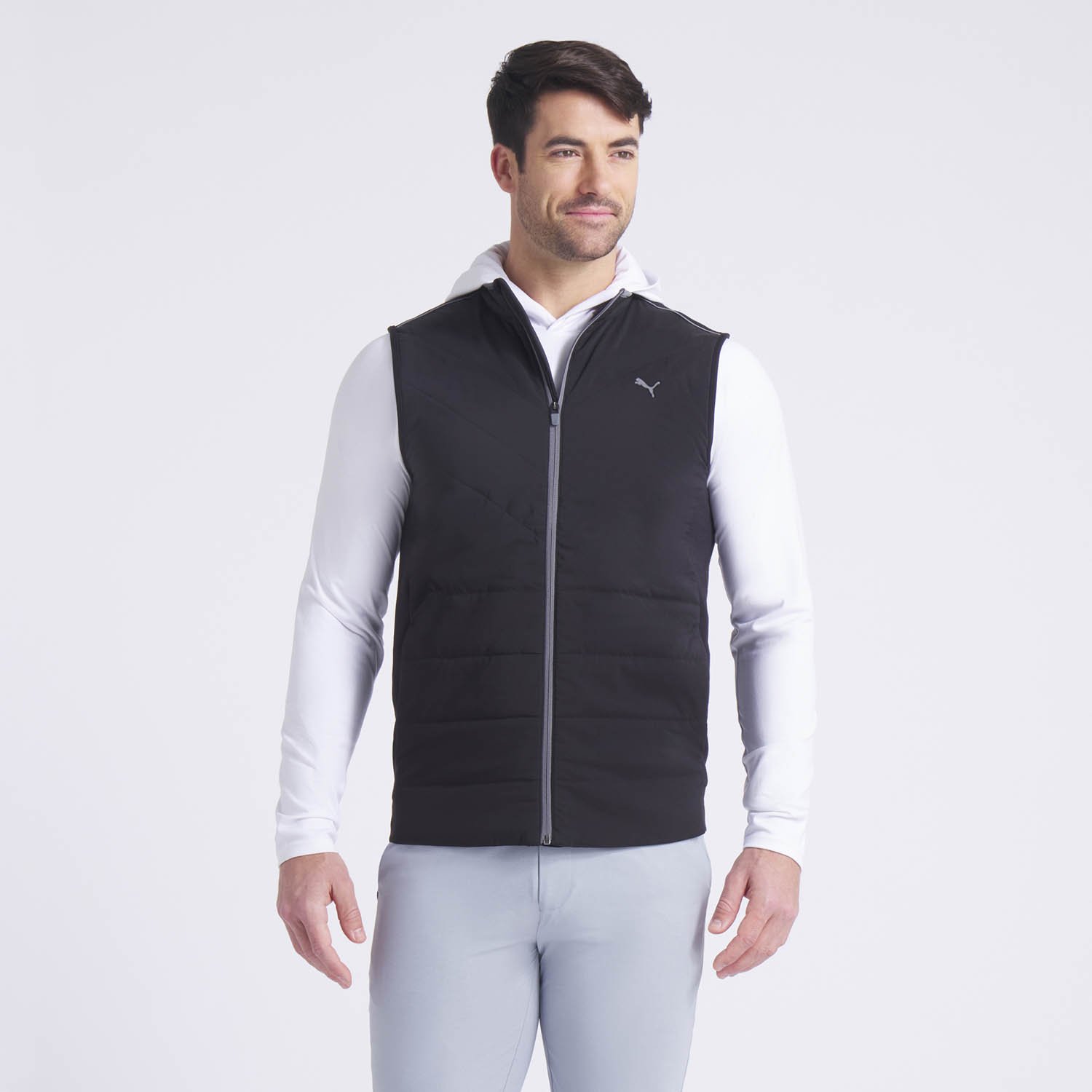 Cloudspun Fleece Hybrid Vest Svart Puma