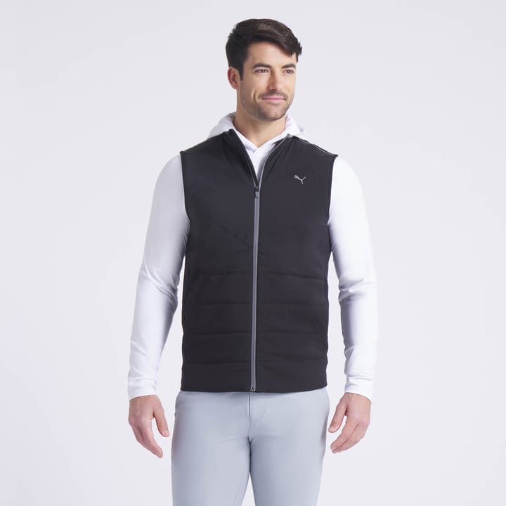 Cloudspun Fleece Hybrid Vest Black Puma