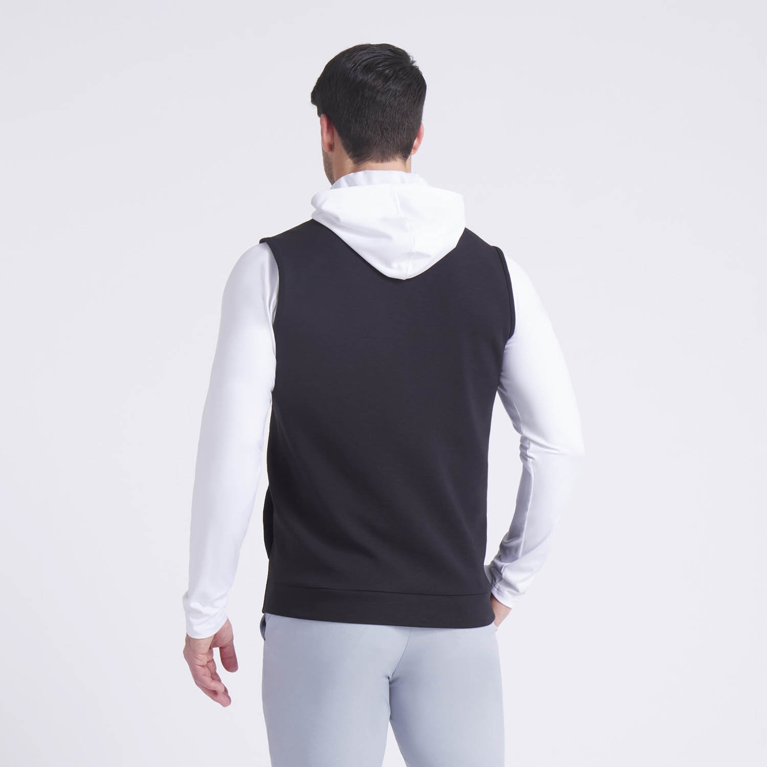 Cloudspun Fleece Hybrid Vest Svart Puma