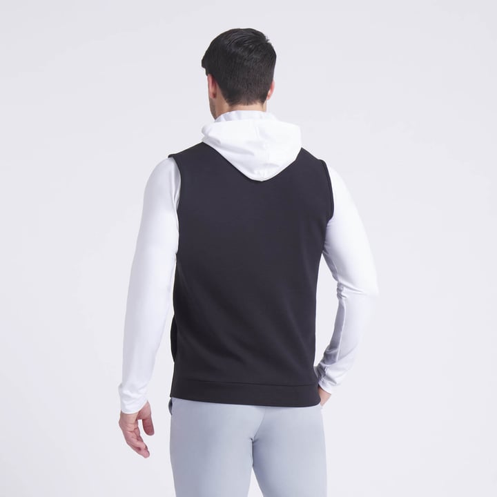 Cloudspun Fleece Hybrid Vest Black Puma