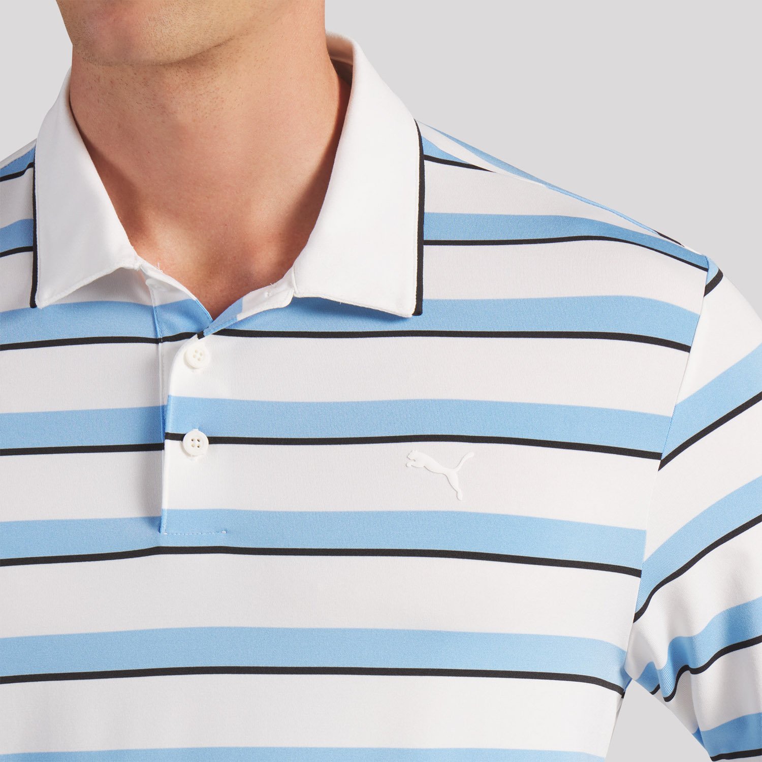Cloudspun Stripe Polo Puma