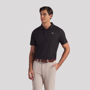 Mattr Deco Jacquard Polo Sort Puma