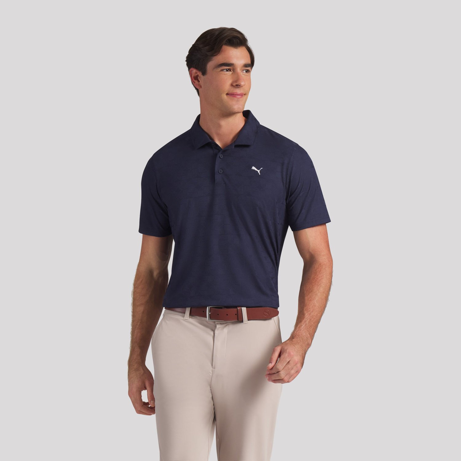 Mattr Deco Jacquard Polo Puma Mattr Deco Jacquard Polo Puma