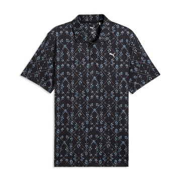 Cloudspun Argyle Bloom Polo Puma
