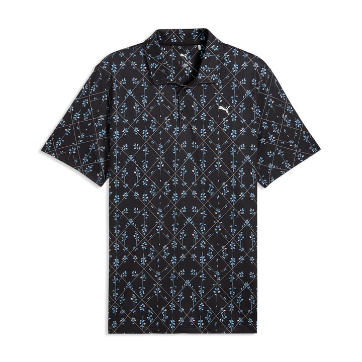 Cloudspun Argyle Bloom Polo Puma