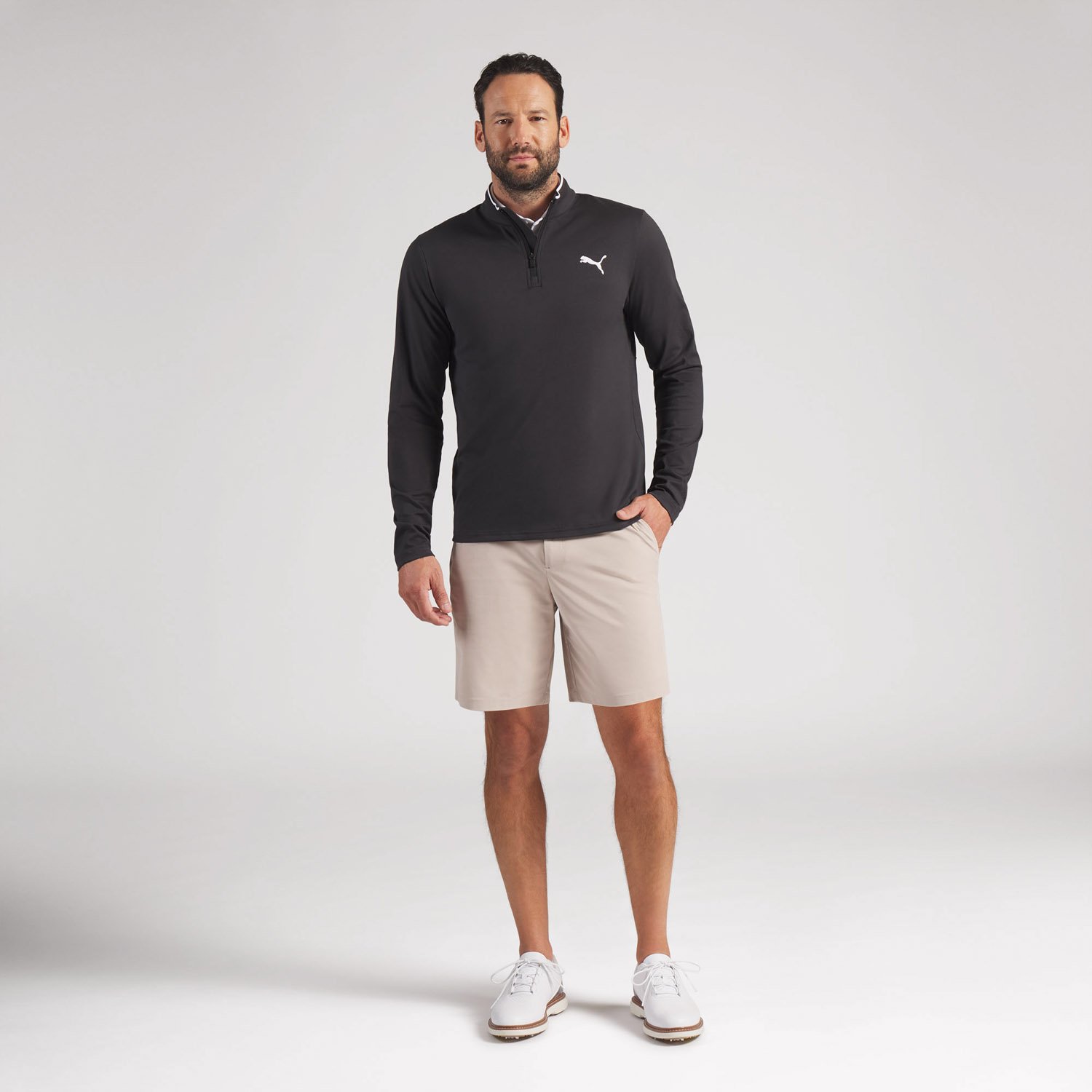 Cloudspun Tech 1/4 Zip - Tour Sort Puma