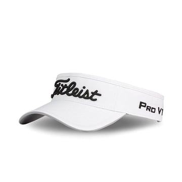 Tour Performance Visor Hvid Sort Titleist
