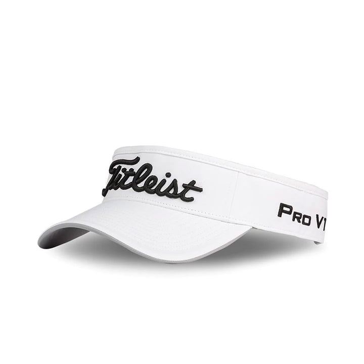 Tour Performance Visor Hvid Sort Titleist