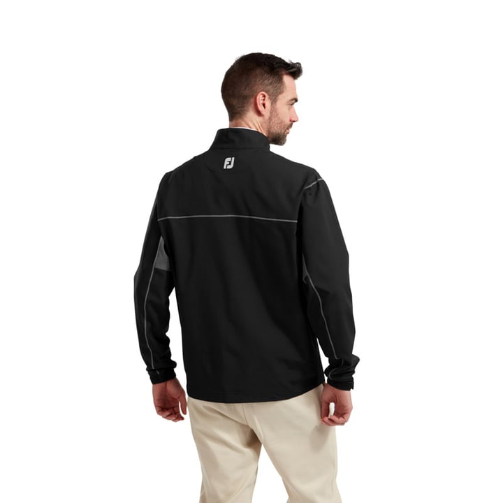 Full-Zip Wind Sort Grå FootJoy