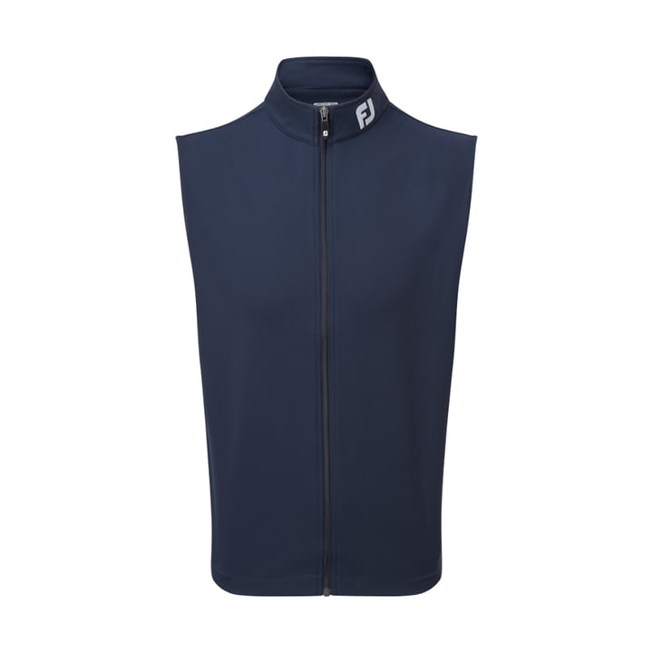 Full-Zip Knit Vest Blue FootJoy