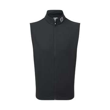 Full-Zip Knit Vest Black FootJoy