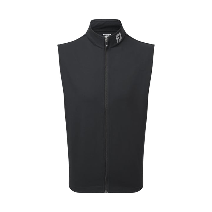 Full-Zip Knit Vest Black FootJoy