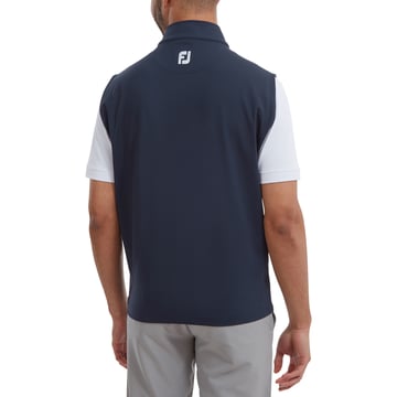 Full-Zip Knit Vest Blue FootJoy