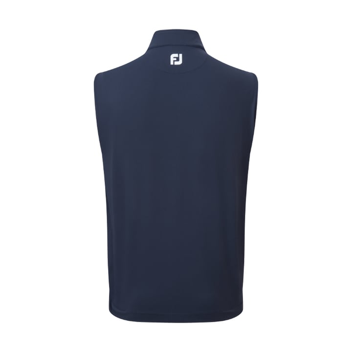 Full-Zip Knit Vest Blue FootJoy