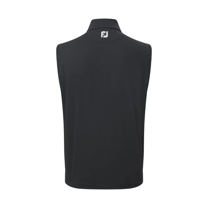 Full-Zip Knit Vest Black FootJoy