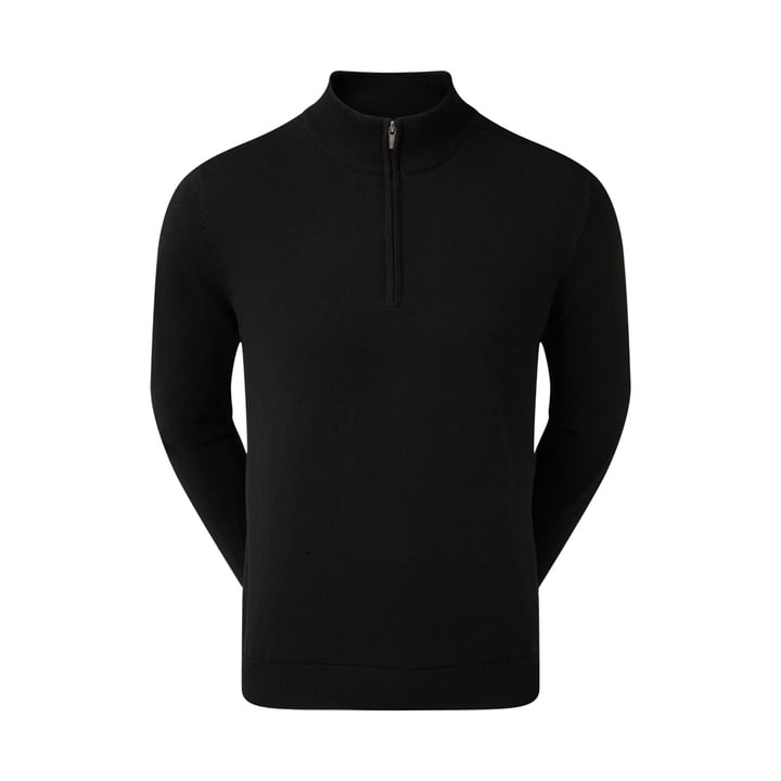 Wool Blend 1/2 Zip Lined Sort FootJoy