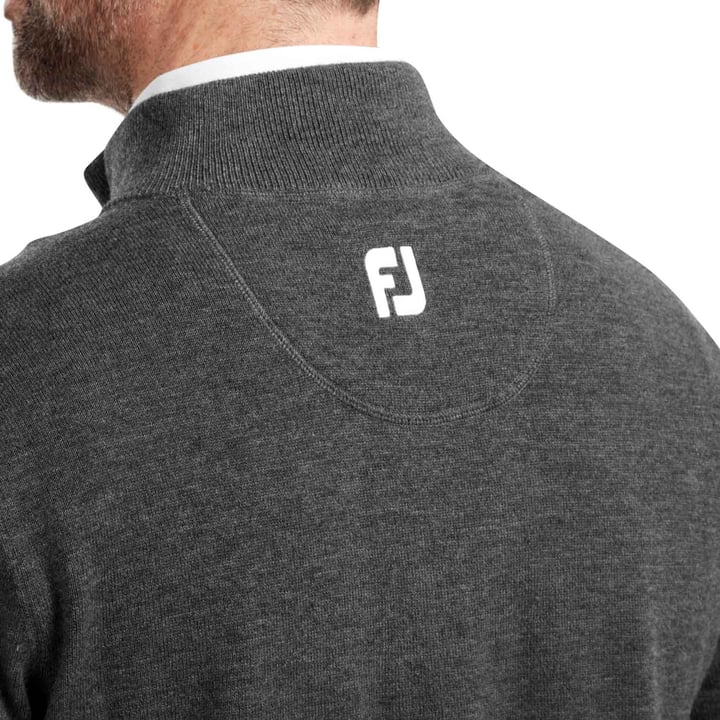 Wool Blend 1/2 Zip Gray FootJoy Wool Blend 1/2 Zip Gray FootJoy