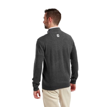 Wool Blend 1/2 Zip Gray FootJoy