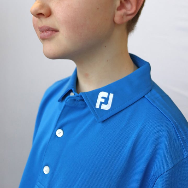 Stretch Pique JR Blå FootJoy Stretch Pique JR Blå FootJoy
