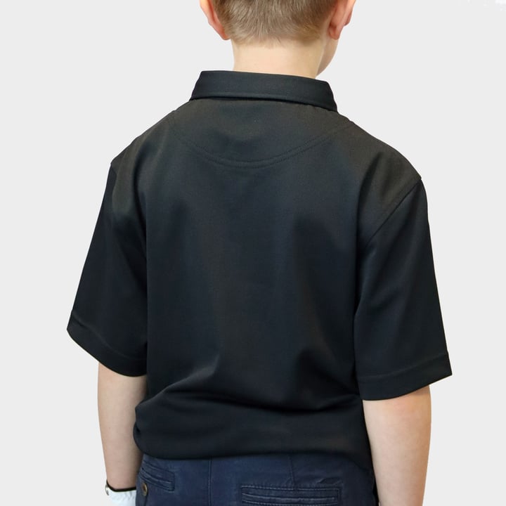 Stretch Pique JR Svart FootJoy Stretch Pique JR Svart FootJoy