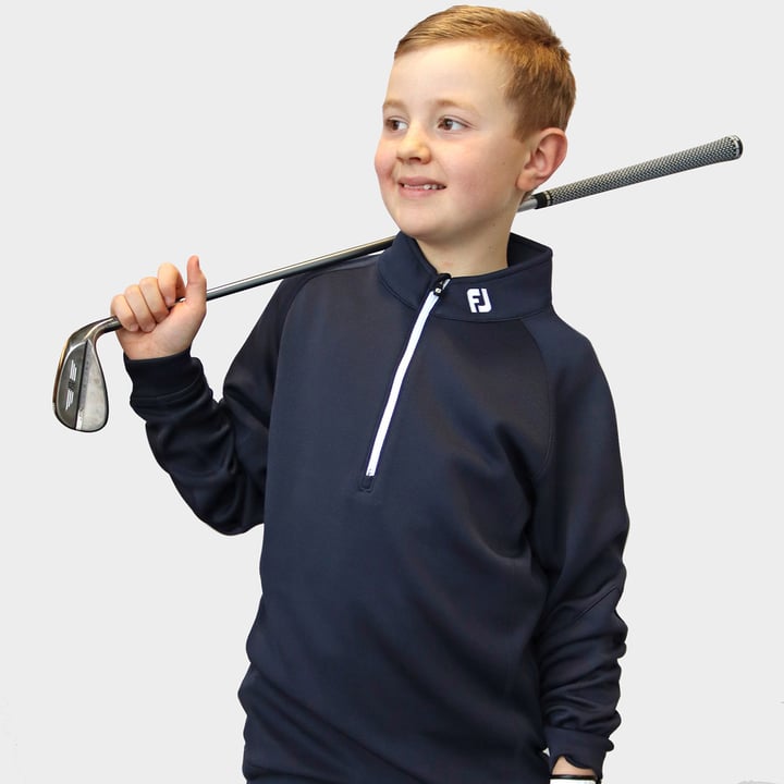 Chill-Out Pullover JR Blå FootJoy Chill-Out Pullover JR Blå FootJoy
