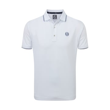 Polo Shirt With Trim Weiß FootJoy
