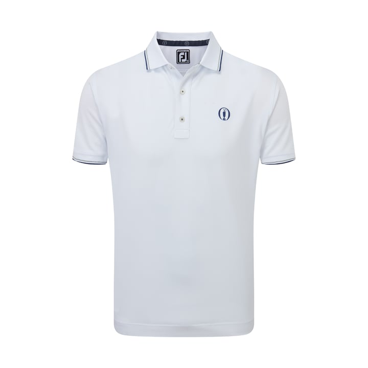 Polo Shirt With Trim Weiß FootJoy