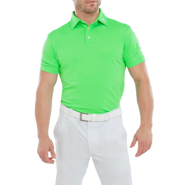 Stretch Pique Solid Vert FootJoy
