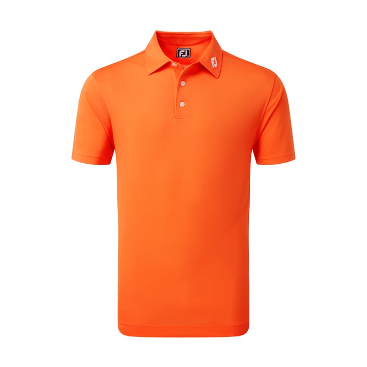 Stretch Pique Solid Orange FootJoy