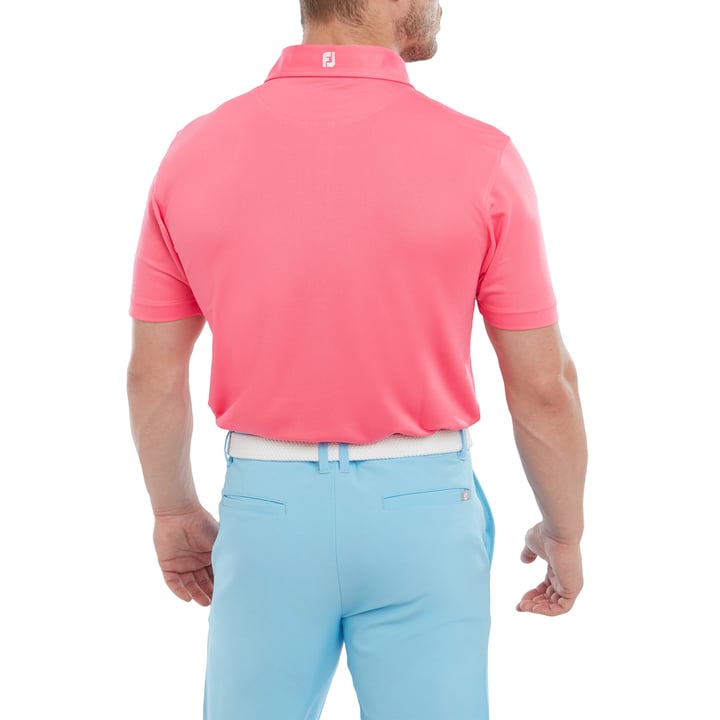 Stretch Pique Solid Lyserød FootJoy