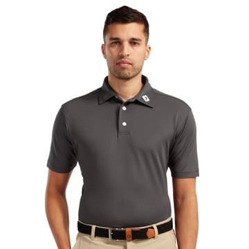 Stretch Pique Solid Harmaa FootJoy
