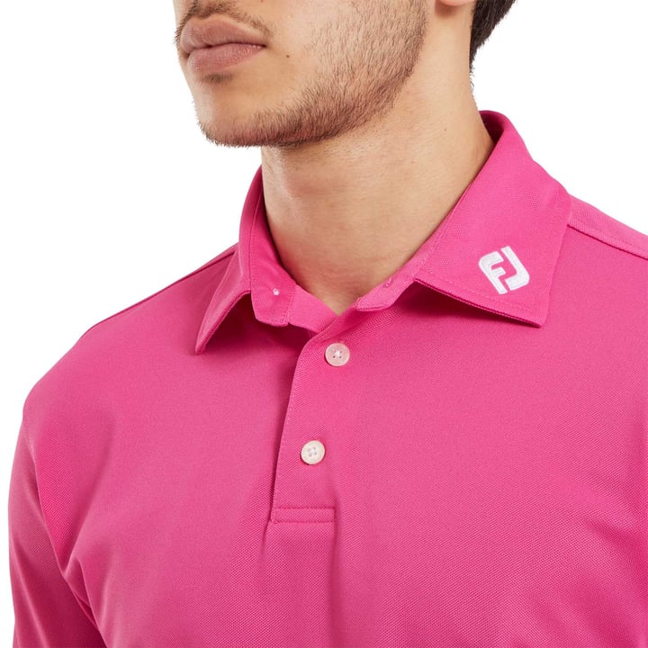 Stretch Pique Solid Lyserød FootJoy