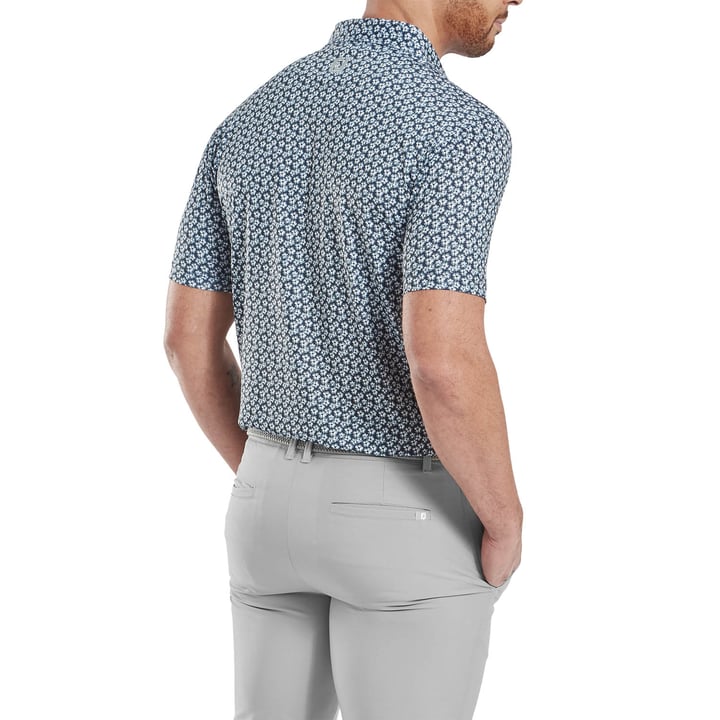 Floral Sketch Print Lisle Hvid FootJoy