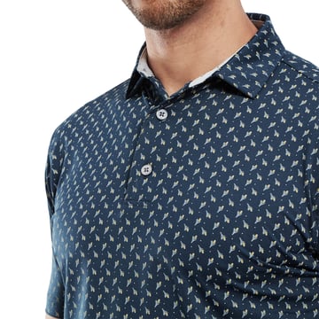 Flower Bud Foulard Lisle Blau FootJoy