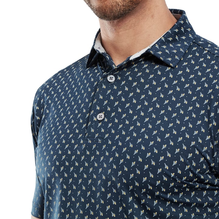 Flower Bud Foulard Lisle Blau FootJoy