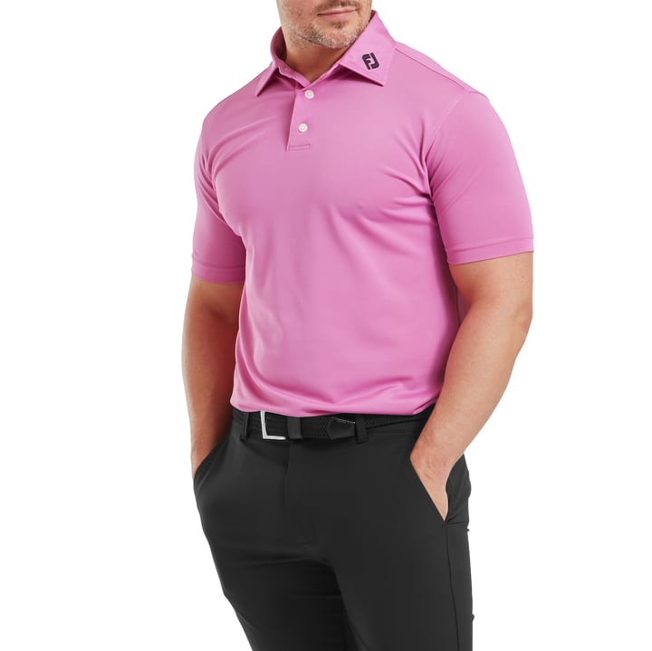 Stretch Pique Solid Rose FootJoy