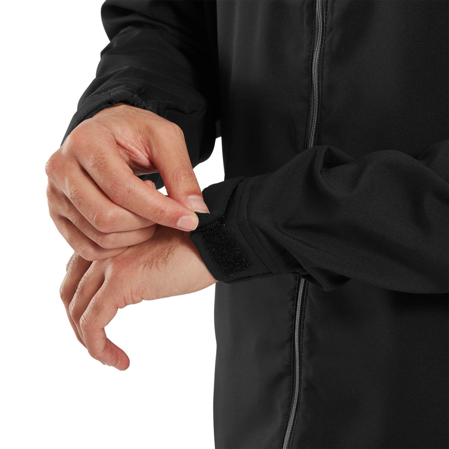 Full-Zip Zephyr Windshirt Musta FootJoy