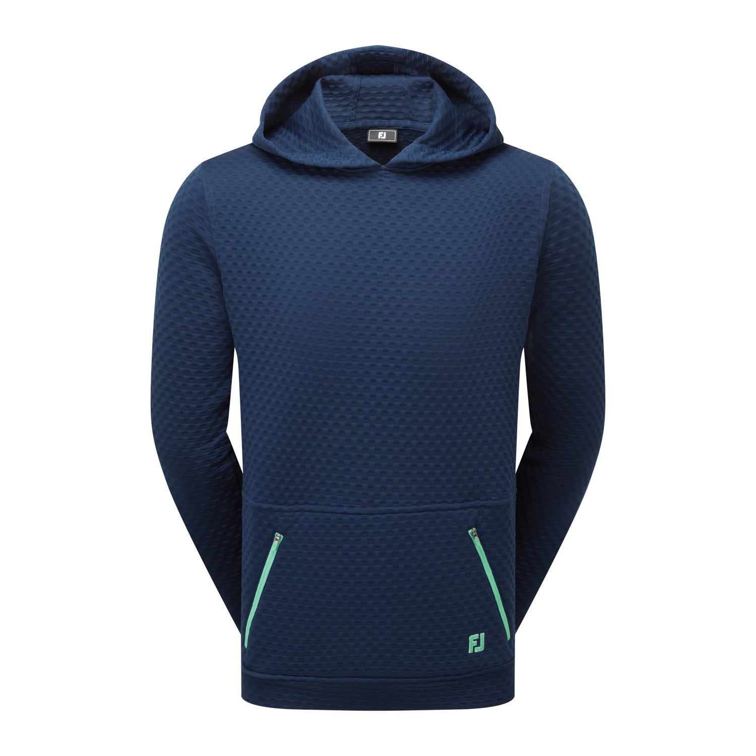 Textured Knit Hoodie Blå FootJoy