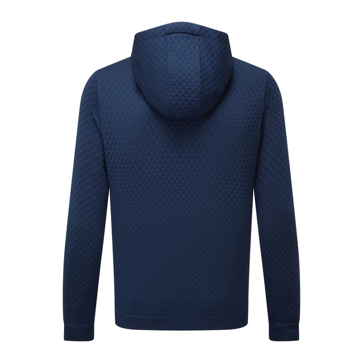 Textured Knit Hoodie Bleu FootJoy