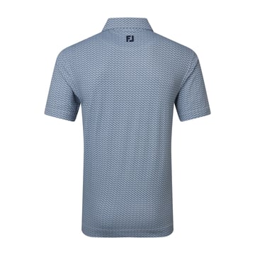 Scallop Geo Pique Blå FootJoy