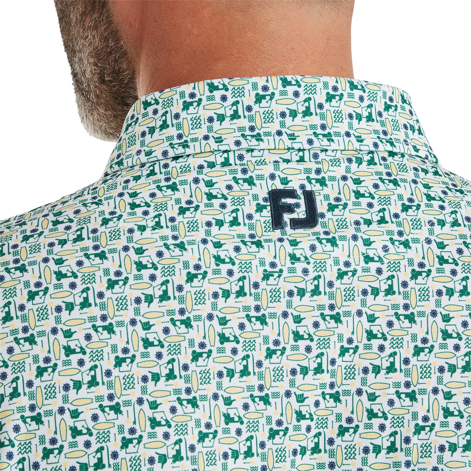 Surfs Up Print Lisle FootJoy