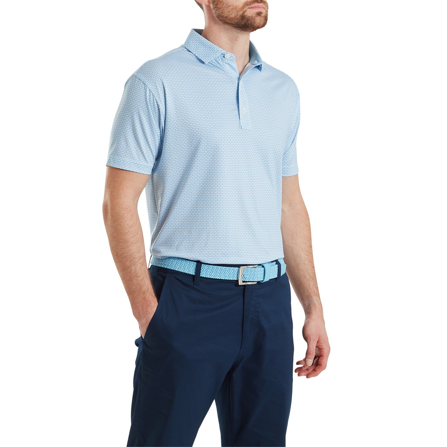 FJ Nautical Flag Print Lisle FootJoy