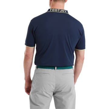 FJ Wordmark Pique Blå FootJoy