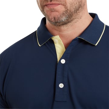 FJ Wordmark Pique Blå FootJoy